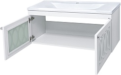 Misty Тумба под раковину Тондо 100 белая – фотография-2